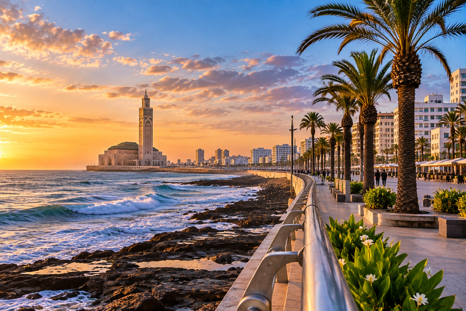 Corniche, Casablanca, Morocco