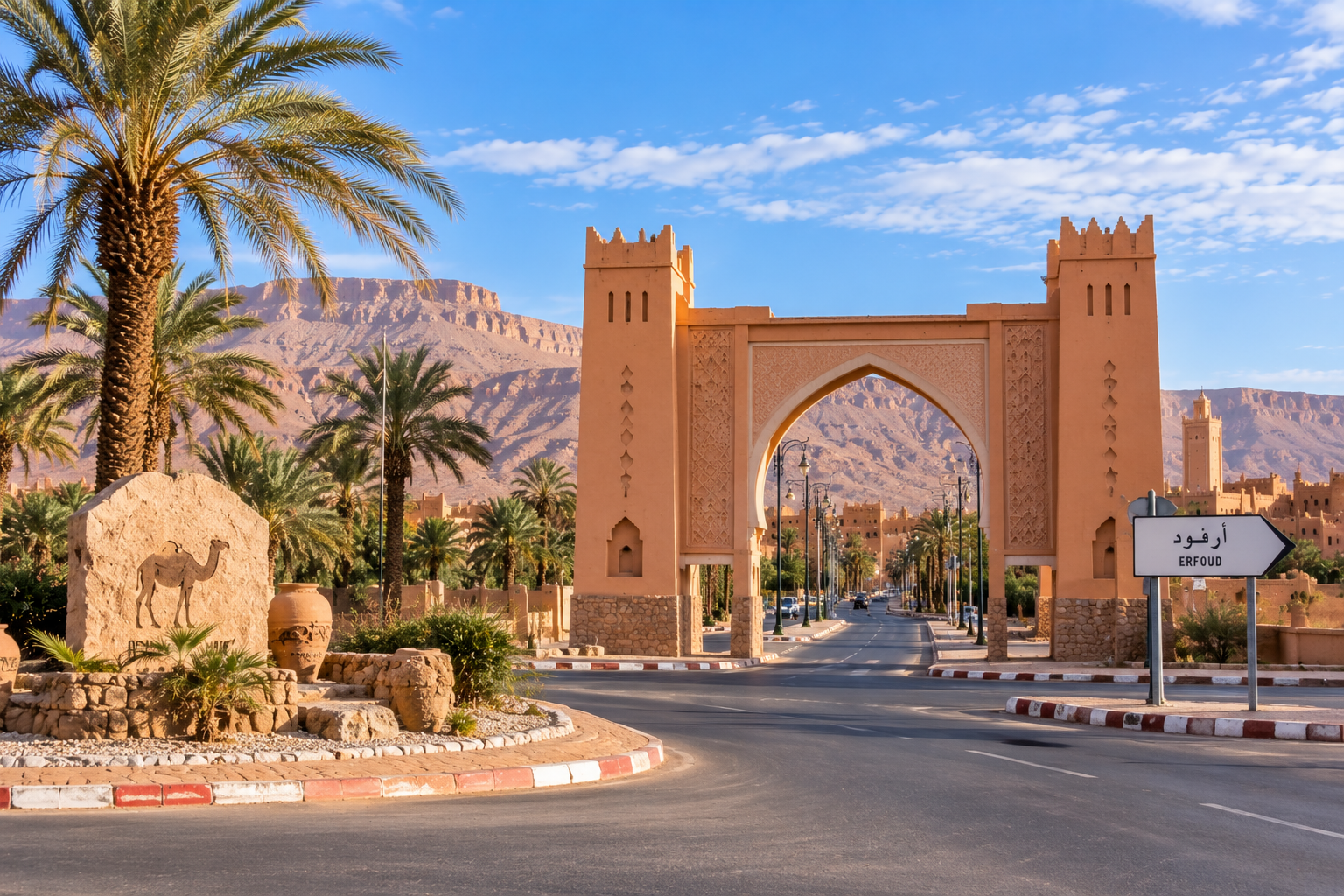 Erfoud, gateway to the Sahara, Morocco