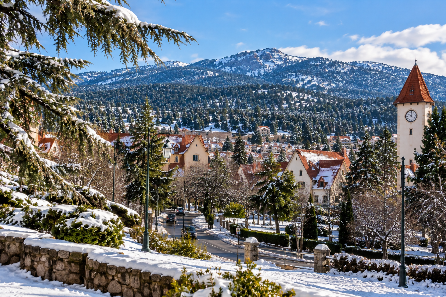 Ifrane and the Middle Atlas Mountains, Morocco