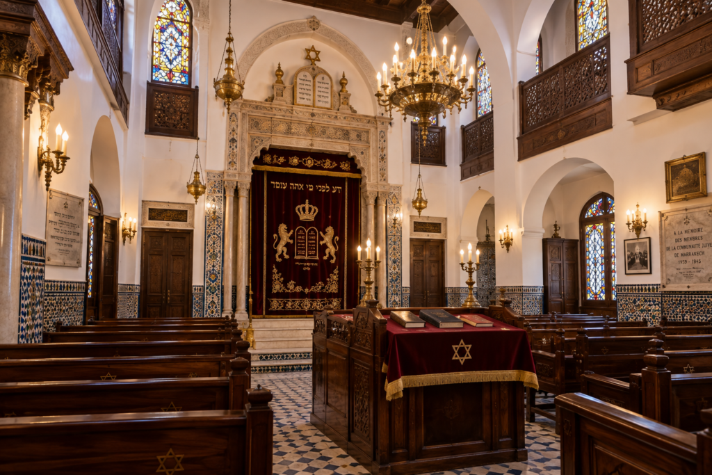 Lazama Synagogue, Marrakech, Morocco