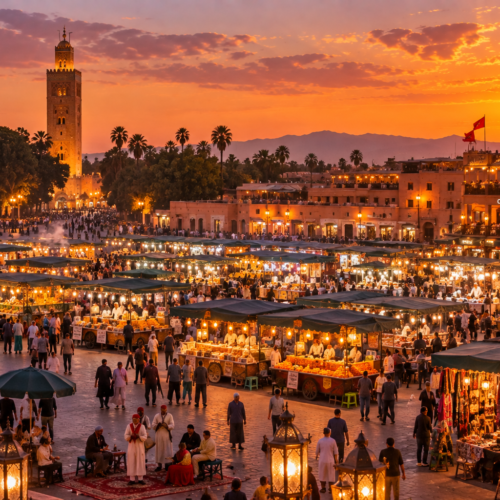 Jemaa el-Fna, Marrakech, Morocco