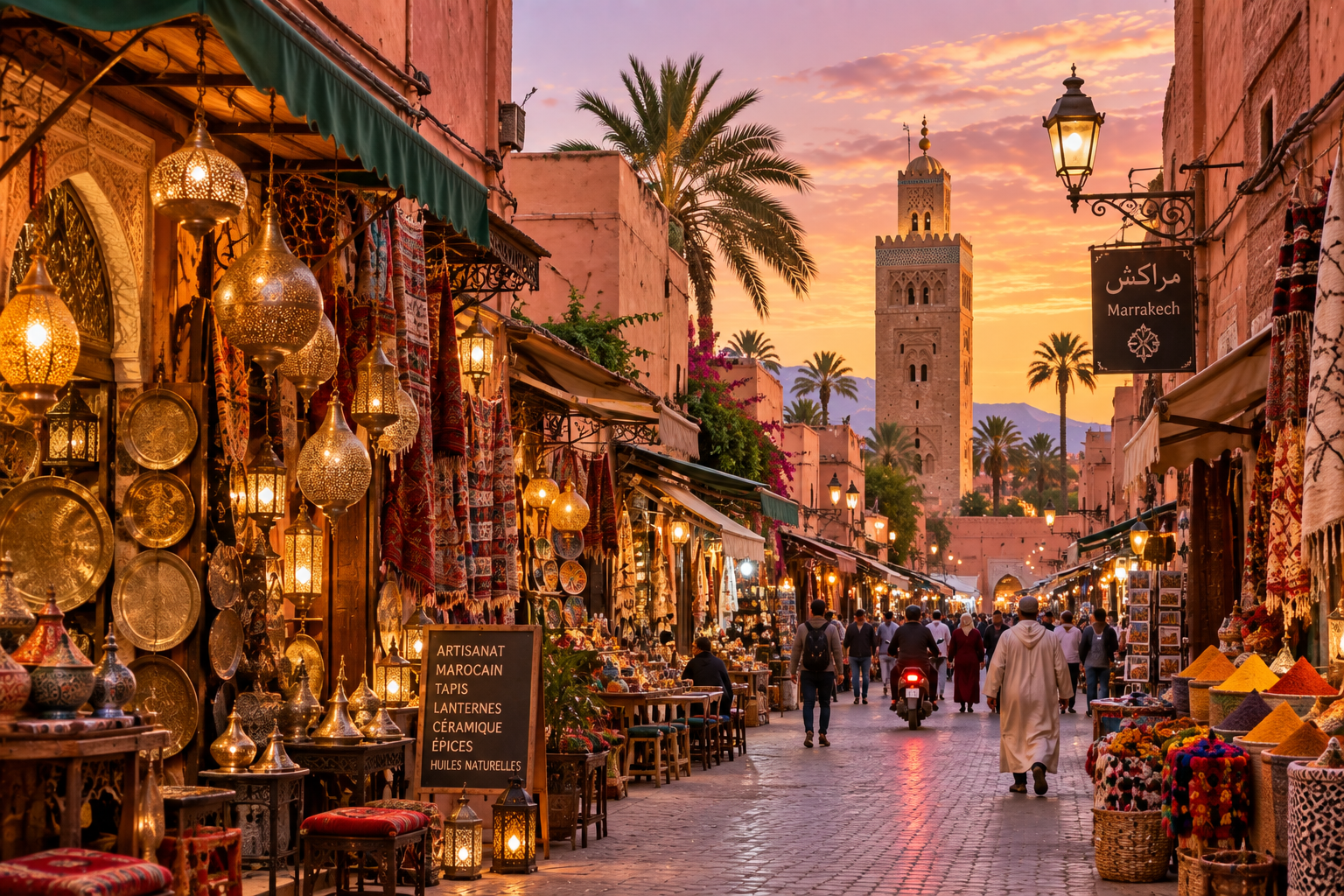 Marrakech Medina souks, Morocco