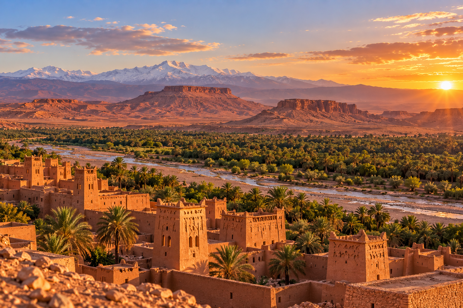 Southern Morocco landscapes, Ouarzazate