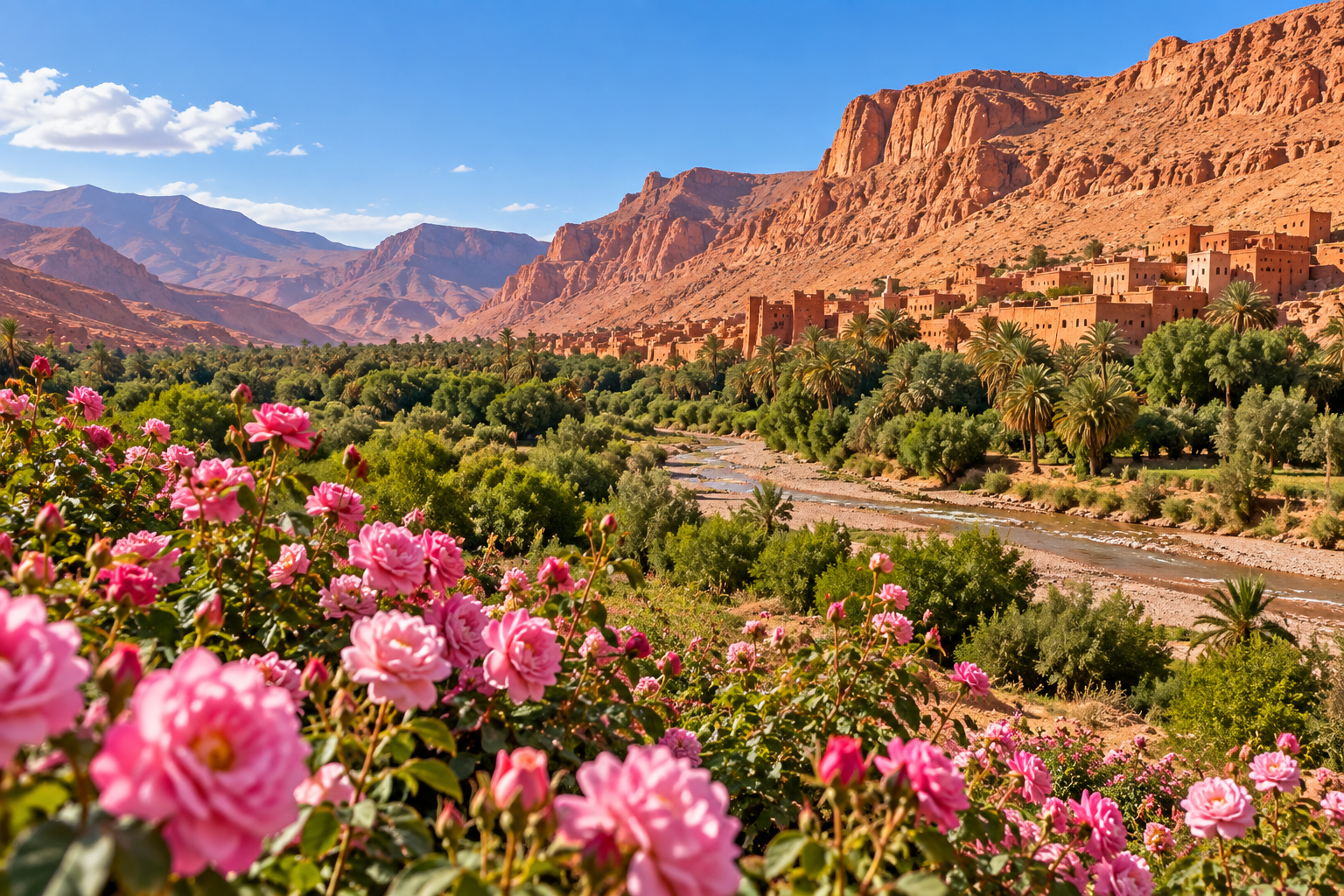 Valley of the Roses, Dades region, Morocco
